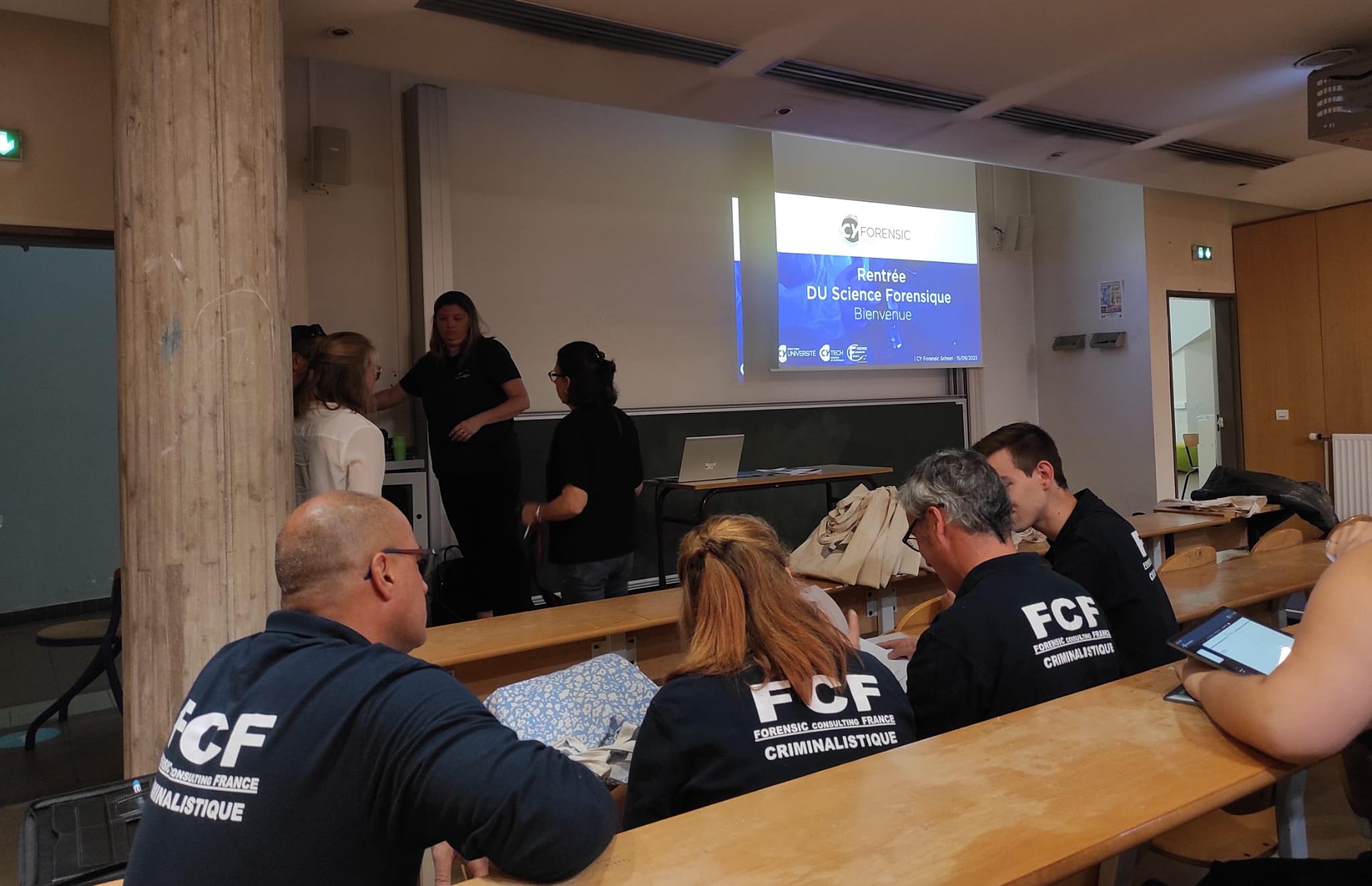 Journée de rentrée DU Science forensique FCF